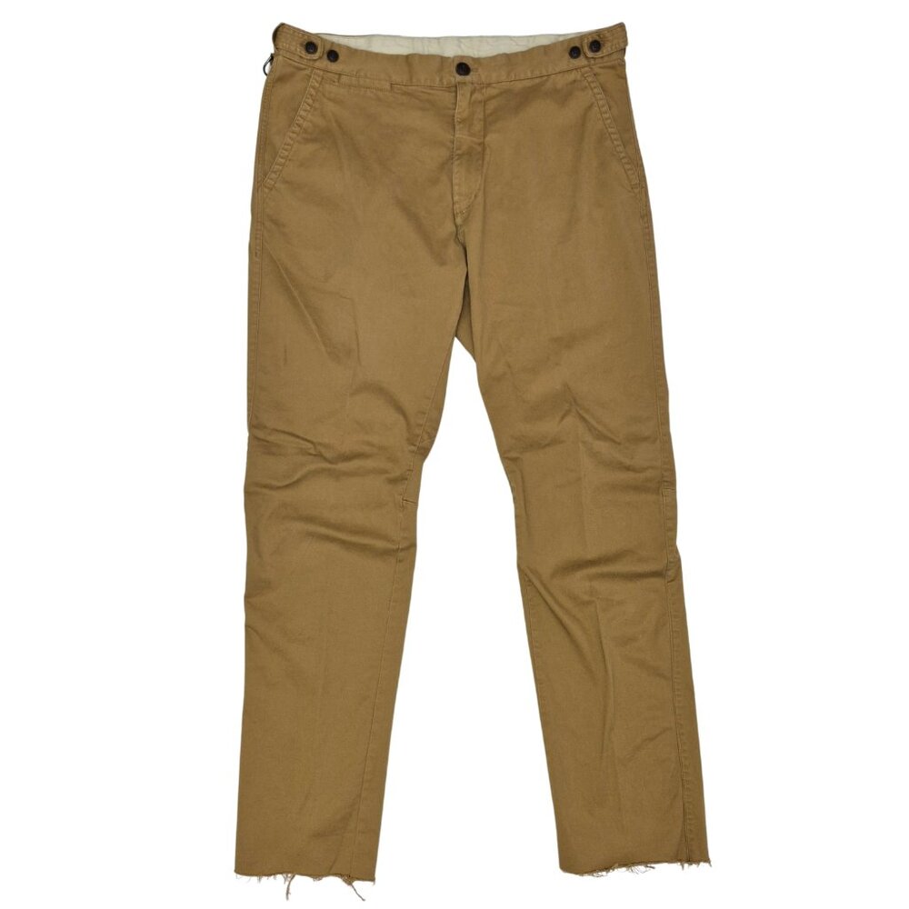 H&M Men's Tan Straight-Leg Chinos